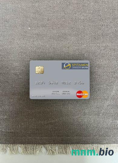 Tajikistan Spitamen bank wygląd zdjęcia mastercard skan PSD + zdjęcie
